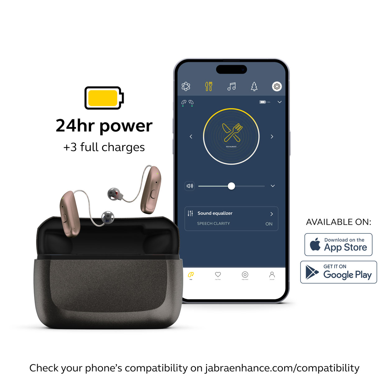 Jabra Enhance Select 300 Complete Bundle, Bronze, image number 7